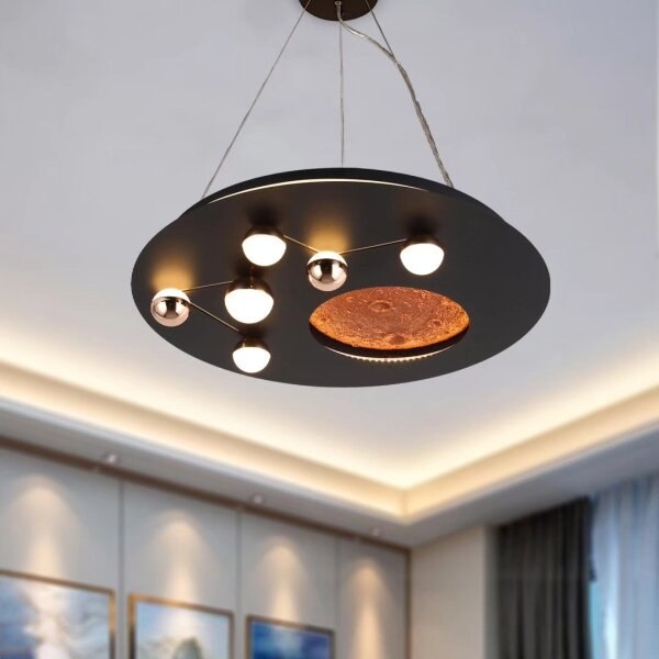 LED таванно осветително тяло MARS LED/48W/230V 3000K черно