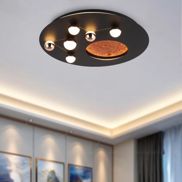 LED таванно осветително тяло MARS LED/48W/230V 3000K черно