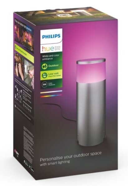 Philips - LED RGBW Димируема екстериорна лампа CALLA Hue LED/8W/230V IP44