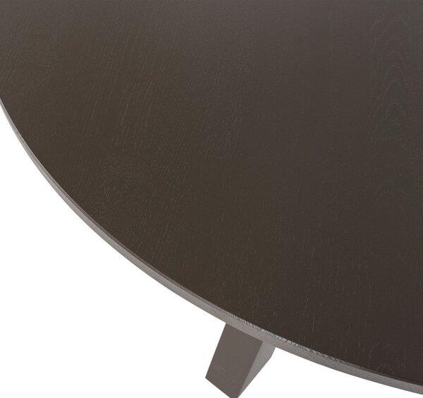 Кръгла трапезна маса от масивен дъб ø 129 cm Rhonda – WOOOD