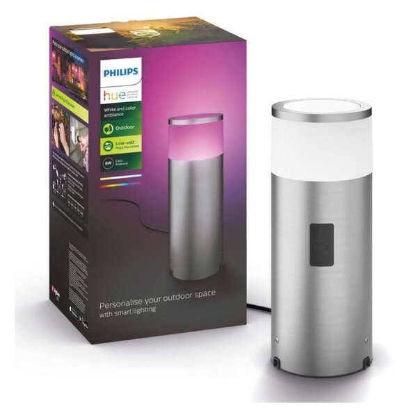 Philips - LED RGBW Димируема екстериорна лампа CALLA Hue LED/8W/230V IP44