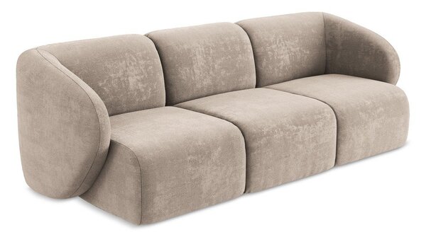 Светлокафяв шенилов диван 244 cm Lani – Makamii