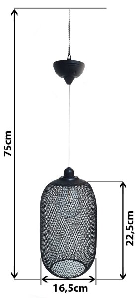 LED Соларен висящ полилей MEGGY 1,2V IP44