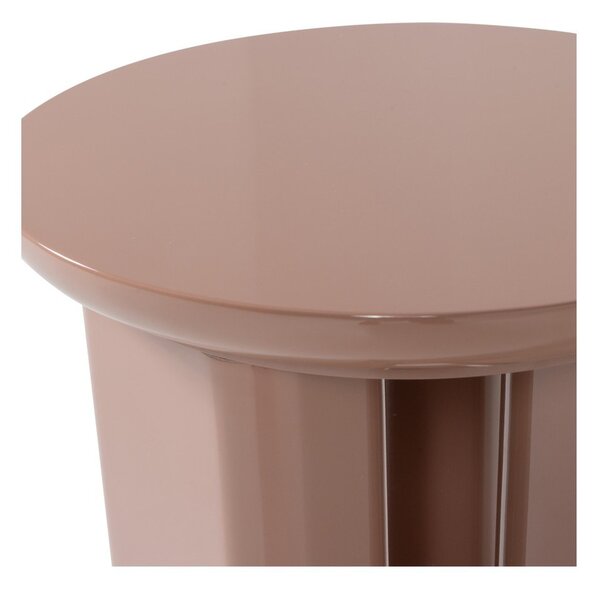 Гланцова кръгла странична масичка ø 40 cm Orivo – WOOOD