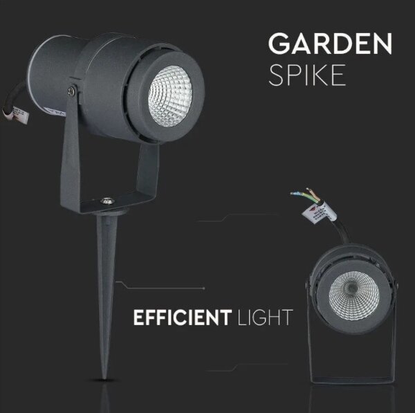 LED Екстериорна лампа LED/12W/230V 4000K антрацит IP65