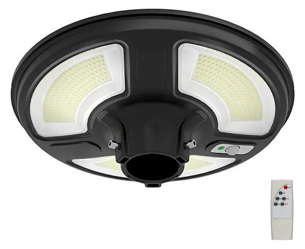 LED Соларна улична лампа със сензор LED/7,5W/3,2V 6500K IP65 + дистанционно