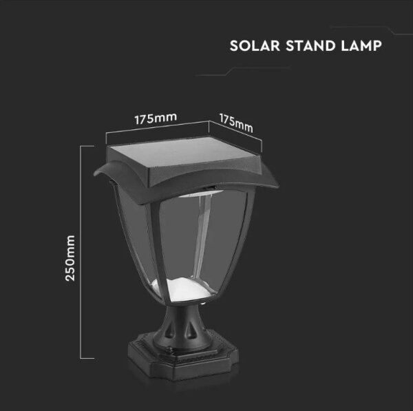 LED Соларна лампа LED/2W/3,7V 3000/6000K IP65