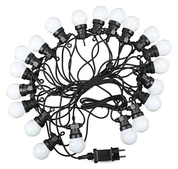 LED Екстериорни лампички STRING 10м 20xLED/0,5W/230V IP44 6000K