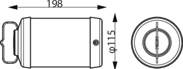 Philips - LED Димируема преносима лампа CICERO LED/6W/5V IP54