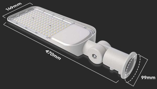LED Улична лампа със сензор SAMSUNG CHIP LED/50W/230V 6500K IP65