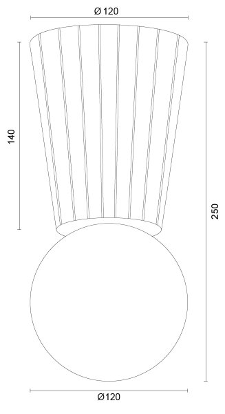 Argon 8973 - Таванно осветително тяло за баня VOLANTE 1xG9/6W/230V IP44 Ø 12 см бежово