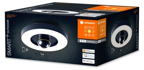 Ledvance - LED Екстериорна лампа със сензор и камера LED/22W/230V IP44 Wi-Fi