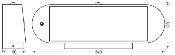 Ledvance-LED Соларен аплик със сензор ENDURA STYLE LED/6W/7,4V IP44