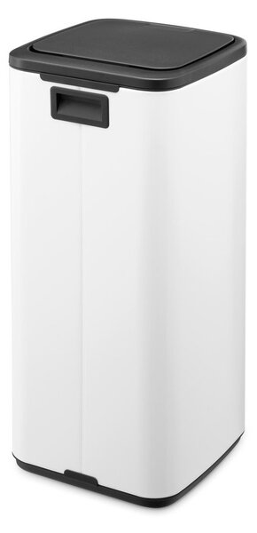 Бяло стоманено кошче за боклук отваряне с докосване 30 l Bo Touch – Brabantia