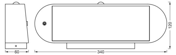 Ledvance-LED Соларен аплик със сензор ENDURA STYLE LED/6W/7,4V IP44
