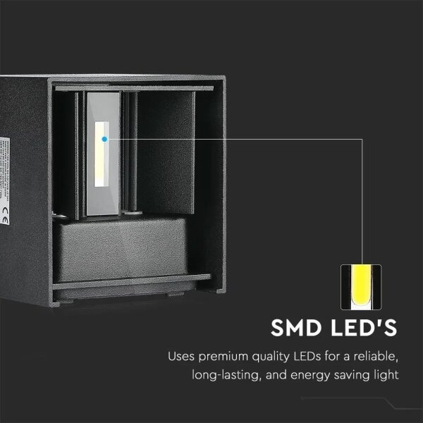 LED Екстериорен аплик LED/11W/230V 3000K IP65 черен