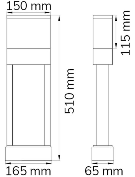 Wofi 12225 - LED Домашен номер DIEGO LED/10,5W/230V 3000K IP54