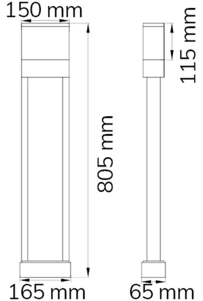 Wofi 12226 - LED Домашен номер DIEGO LED/10,5W/230V 3000K IP54