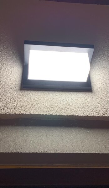 LED Екстериорен аплик със сензор LED/12W/230V IP54 черен