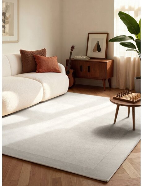 Кремав ръчно изработен килим със смес от вълна 120x180 cm Kari – Villeroy&Boch