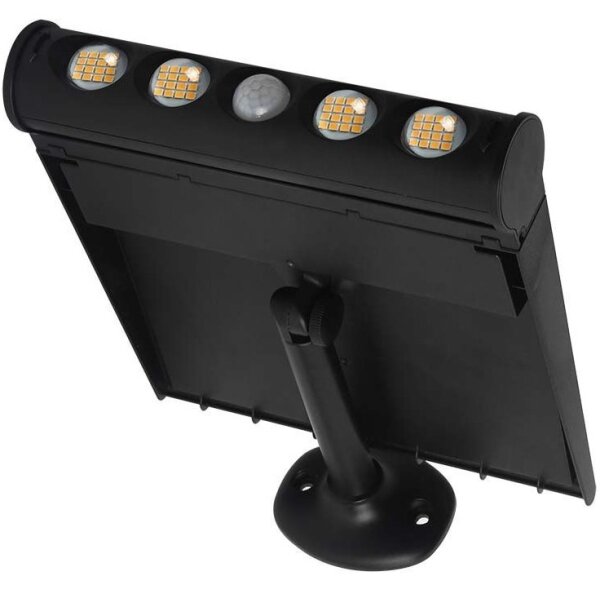 LED соларен стенен фенер с сензор LED/8W/3,7V IP65 4000K 4000 mAh