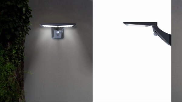 Immax 08482L-LED Соларен аплик със сензор LED/2,6W/5,5V IP65 черен