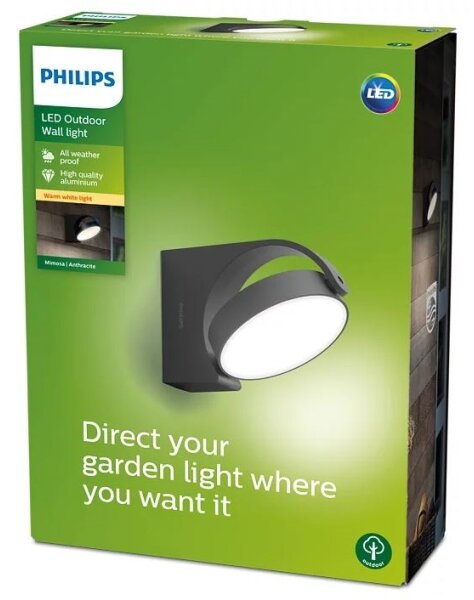 Philips - LED Екстериорен аплик MIMOSA LED/7W/230V 2700K IP44