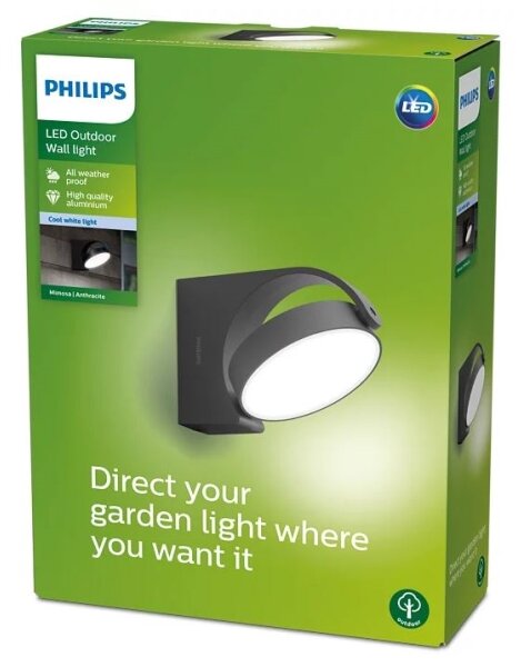 Philips - LED Екстериорен аплик MIMOSA LED/7W/230V 4000K IP44