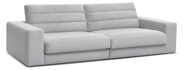Светлосив кадифен диван 276 cm Sierra – Bobochic Paris