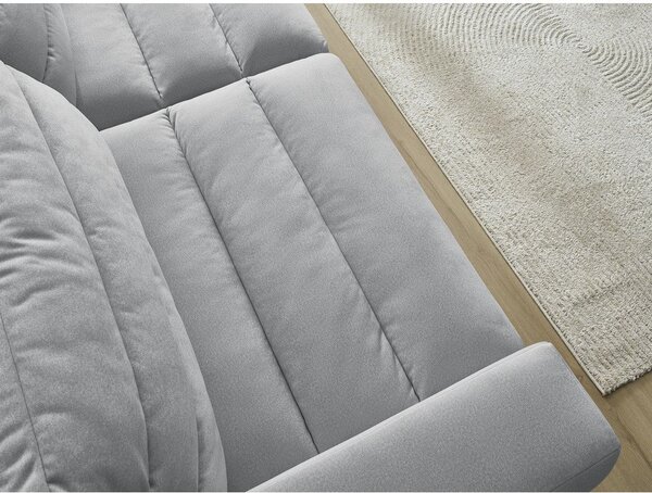 Светлосив кадифен диван 276 cm Sierra – Bobochic Paris