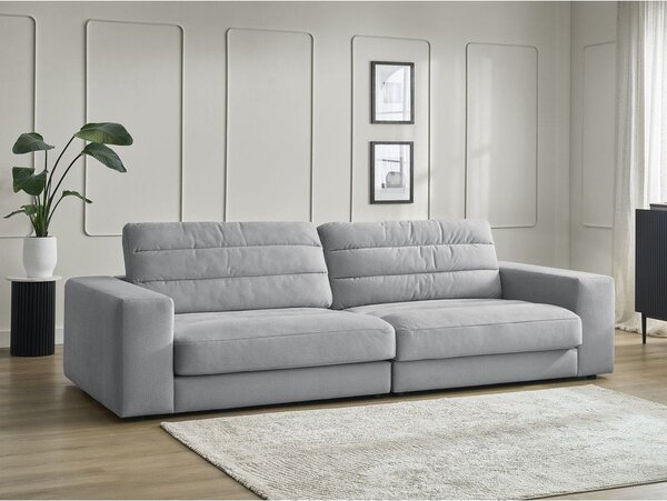 Светлосив кадифен диван 276 cm Sierra – Bobochic Paris