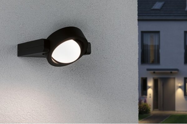 Paulmann 94406 - LED/8W IP44 Екстериорен аплик SWIVEA 230V