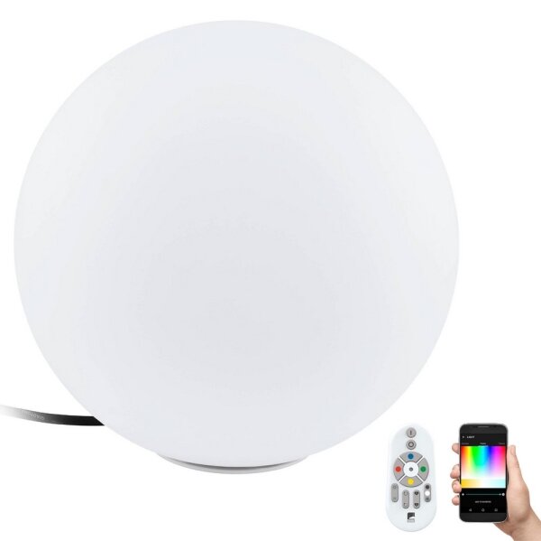 Eglo 55783-LED RGBW Екстериорна лампа MONTEROLO-C 1xE27/9W/230V IP65 Ø 30 см + д.у