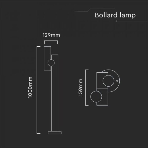 LED Екстериорен flexible лампа LED/4W/230V 4000K IP44 100 см бял