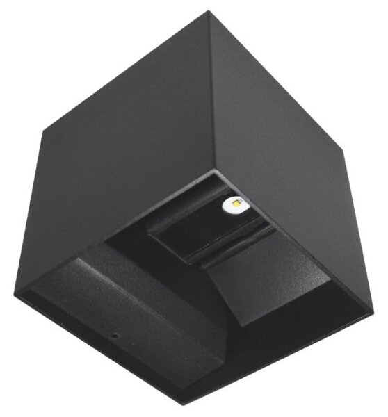 LED Екстериорен аплик KREON 2xLED/3W/230V IP54 4000K черен