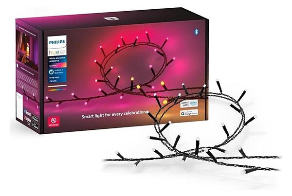 Philips-LED RGBW Димируем екстериорен верига HUE WACA 250xLED 24,4 м IP54