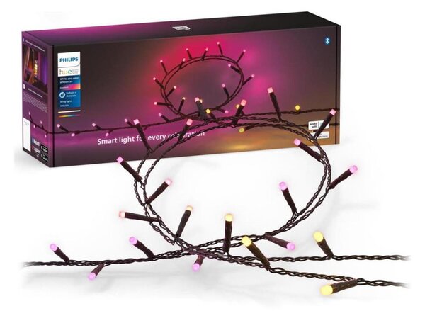 Philips-LED RGBW Димируем екстериорен верига HUE WACA 500xLED 44,4 м IP54