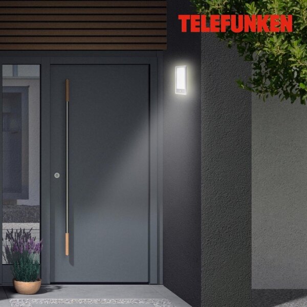 Telefunken 313904TF-LED Екстериорен аплик със сензор LED/16W/230V IP44