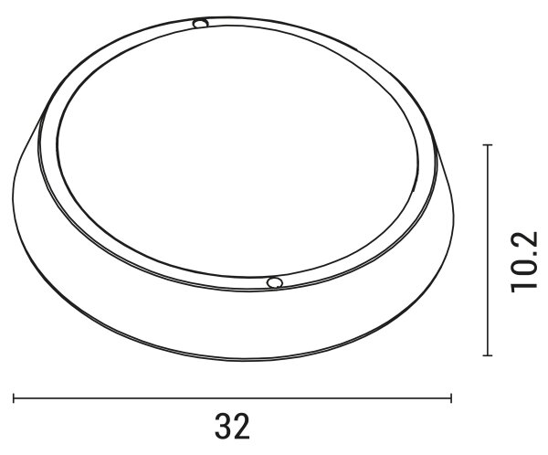 LED Екстериорен аплик BULKHEAD LED/30W/230V 4000K IP54 бял