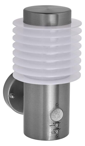 Ledvance - LED външно стенен осветител RONDO LED/9,5W/230V IP44 с сензор