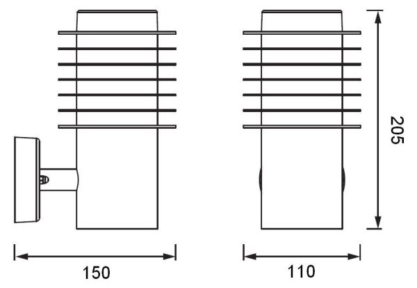 Ledvance - LED Екстериорен аплик RONDO LED/9W/230V IP44