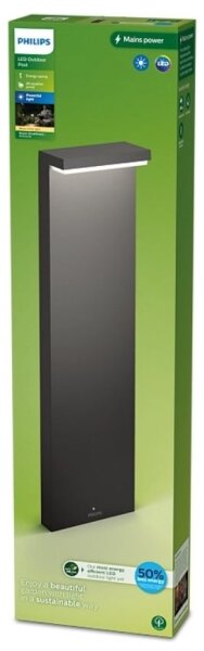 Philips - LED Екстериорна лампа BUSTAN LED/3,8W/230V 77 см IP44