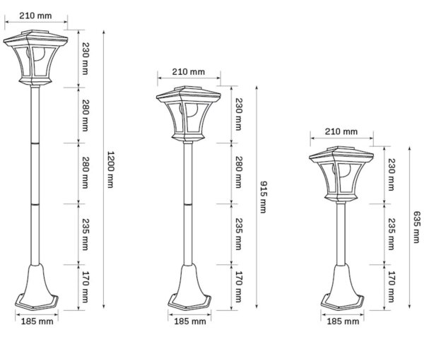 LED Соларна лампа TIRANA LED/1,6W/5V IP44