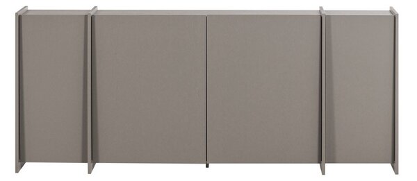 Сив скрин от декор от ясен 200x85x44 cm Brock – WOOOD