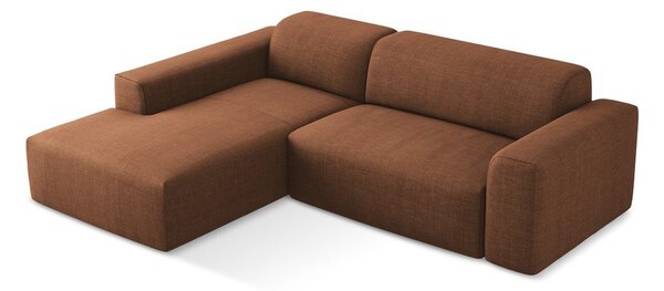 Теракотен ъглов диван (ляв ъгъл) Keli – Makamii