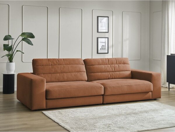 Оранжев кадифен диван 276 cm Sierra – Bobochic Paris
