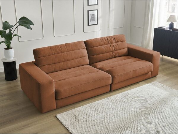 Оранжев кадифен диван 276 cm Sierra – Bobochic Paris