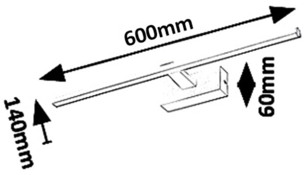 Rabalux 1449 - LED Лампа за огледало в баня ALBINA LED/12W/230V бял 795 lm