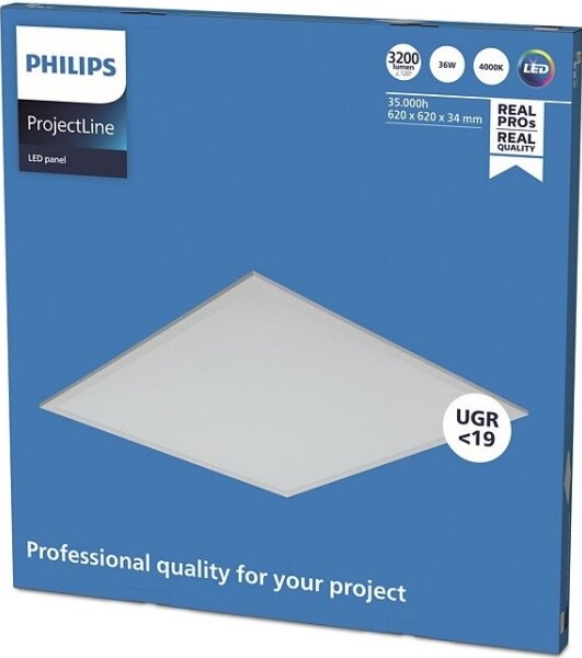 Philips - LED панел за окачен таван PROJECTLINE LED/36W/230V 62x62 cm