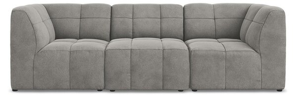 Сив кадифен диван 255 cm Aloha – Makamii